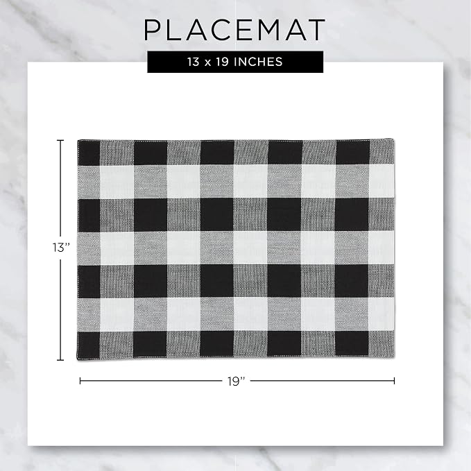 DII PVC Tabletop Collection Woven Indoor/Outdoor, Placemat Set, 13x17.25, Stone, 6 Piece