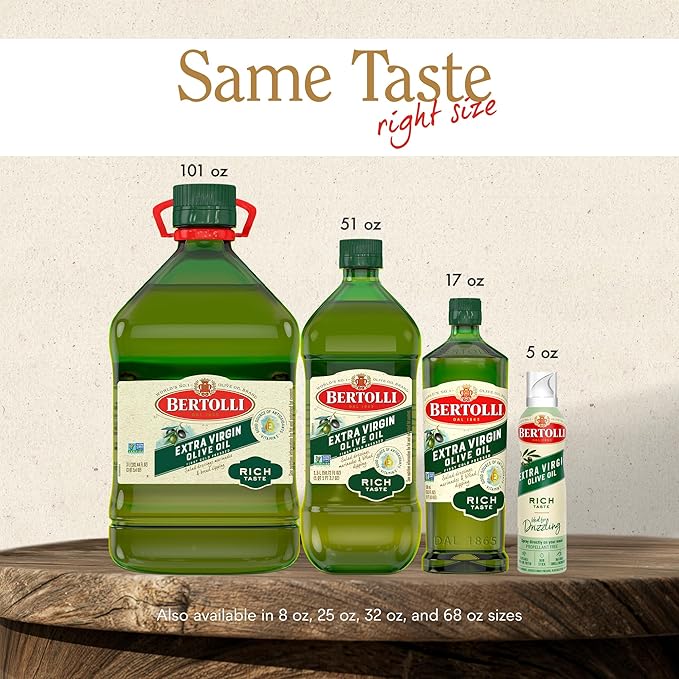 Bertolli Extra Virgin Olive Oil Spray, Non-Aerosol, 5 fl oz, Pack of 6