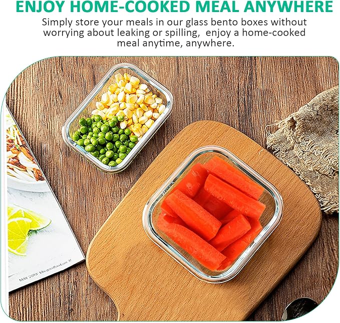 24 Pieces Glass Food Storage Containers Set, Gray | Meal Prep Containers, BPA-Free, Airtight Glass Storage Containers with Lids,Freezer, Microwave and Oven Safe