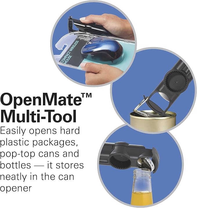 Hamilton Beach OpenStation Electric Automatic Can Opener for Kitchen with Multi Tool and Bottle and Jar Opening Tools,Auto Shutoff,Cord Storage,Sure Cut Technology,Stainless Steel (76382) (Pack of 2)