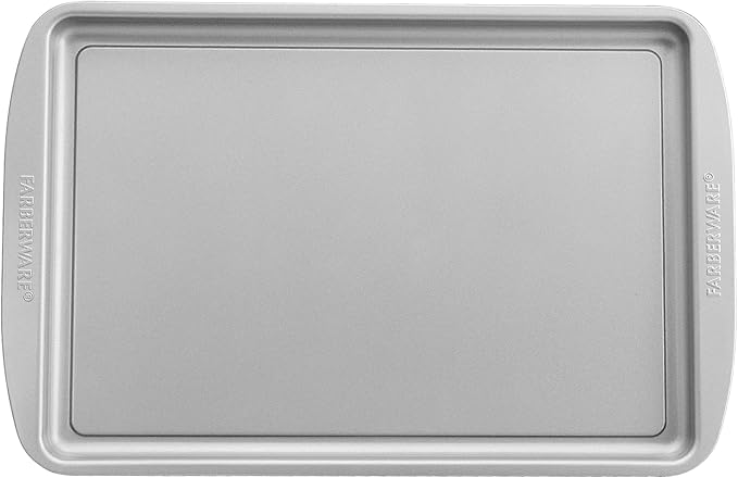 Farberware Nonstick Bakeware, Nonstick Cookie Sheet / Baking Sheet - 10 Inch x 15 Inch, Gray