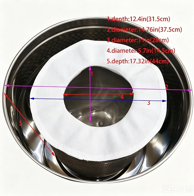 5KG Commercial Salad Spinner Adjustable Speed Stainless Steel Salad Dryer Vegetable Water Thrower Dehydrator for Hotels Restaurants Food Processing Plants 220V
