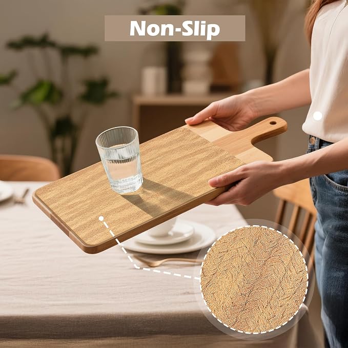 Aofmee Faux Leather Placemats Set of 6 - Waterproof - Wipeable - Washable - Heat Resistant - Anti Slip Stain Resistant Kitchen Dining Table Place Mats, Suitable for Indoor & Outdoor Use, Easy to Clean
