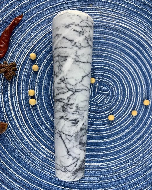 Marble Replacement Pestle only，Granite Polished Pestle （Gray）
