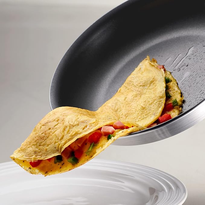 Tramontina Professional Fusion 12-Inch Non Stick Large Frying Pan | Heavy-Gauge Aluminum Skillet with Reinforced Nonstick Coating, Dishwasher and Oven Safe