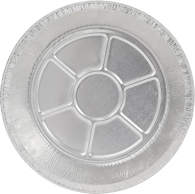 Waytiffer 9" Pie Pans (10pack) - Disposable Aluminum Foil Pie Tins,Heavy-duty, Baking Tin Plates, Standard Size