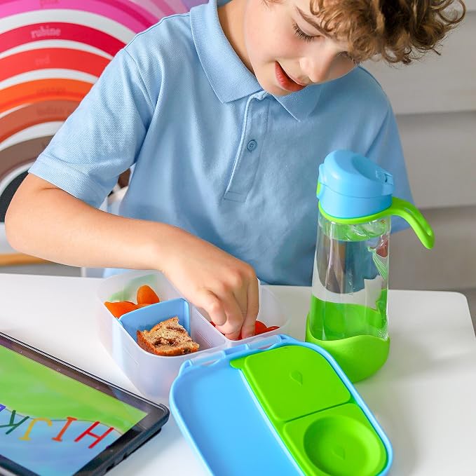 Lemon Sherbet Mini Lunchbox by b.box for kids | Bento Box for Kids, Sanck Box, Lunch Containers, Leak Proof, Dishwasher Safe, BPA Free, PFAS Free, Ages 3+ — Lemon Sherbet