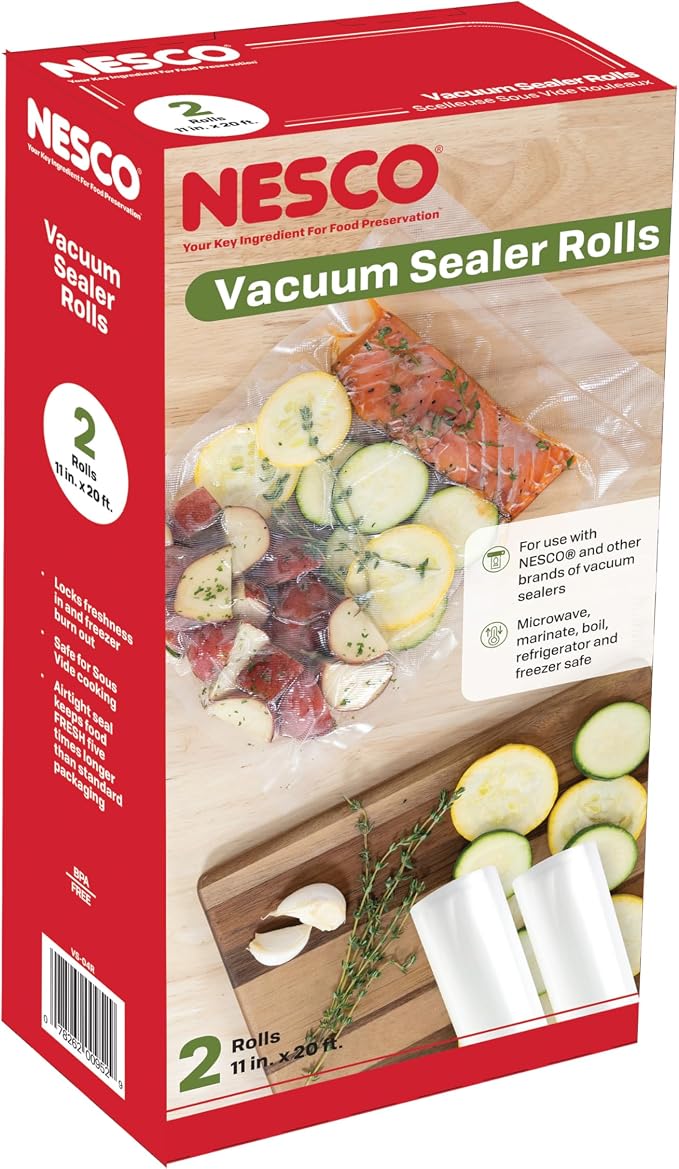 NESCO VS-04R Vacuum Sealer Rolls, 11-Inch