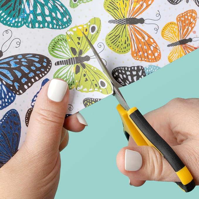 American Crafts Cutter Bee Herb Scissors 4/Pkg-Yellow/Black