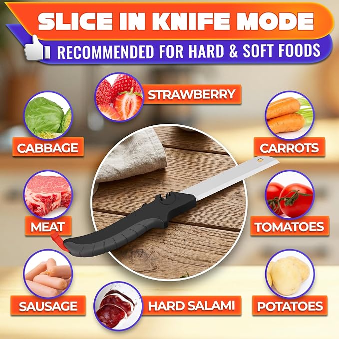6-in-1 Cutting Board Scissors, Dishwasher Safe and Spring Assist | Meat, Fruits, Fish & Vegetable Scissors Food Cutter, Spring-Assist for Faster Prep, Safety Lock, Fish Scaler, Dishwasher-Safe