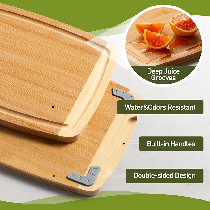 Bamboo Cutting Board Set Non Slip Feet Over Sink Acrylic Counter Lip Glass Plastic Smart Clear Countertop Marble Organizer Engraved Holder Flexible Round Black Stone Thin Bar White Commercial Metal
