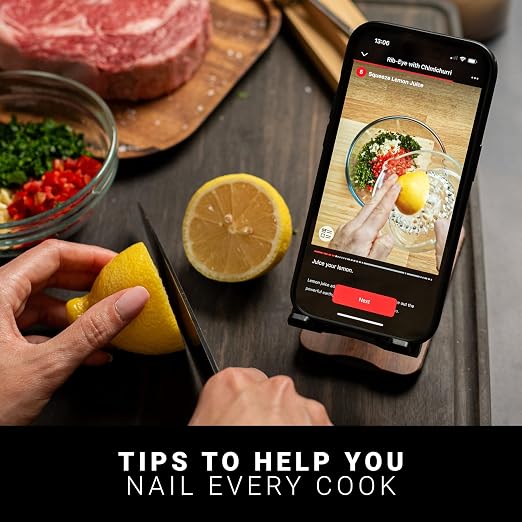 MEATER Pro XL WiFi & Bluetooth Meat Thermometer, 4-Probe, 1000°F, Accurate | Bluetooth & WiFi, 1000°F heat resistance, certified accuracy. For BBQ, oven, grill, smoker, air fryer, sous vide, deep fryer.