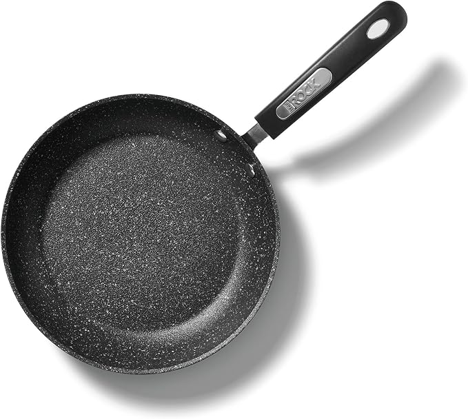 Starfrit The Rock 28 cm (11") Non-Stick Fry Pan - Durable Forged Aluminum - Oven Safe - PFOA Free - Easy to Clean - Black