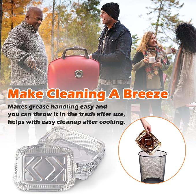 62006 Grill Grease Tray for Napoleon TravelQ TQ285X/TQ285, PRO285-BK, TQ PRO285X/PRO285, TQ240-BL, TQ285-BL-1 Gas Grills, Stainless Steel Grease Catcher Pan for Napoleon TravelQ 285 Sreies, 30-Pack