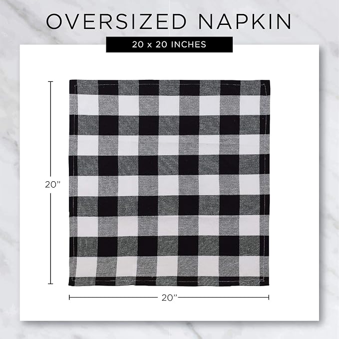 DII Variegated Tabletop Collection, Napkin Set, 20x20, Mushroom, 6 Piece