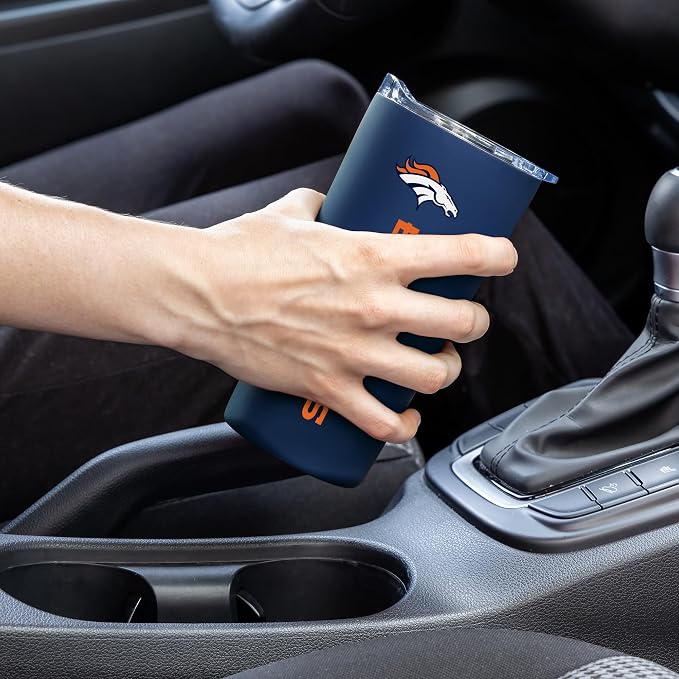 Rico Industries NFL Football Soft Touch, Easy Grip Tumbler