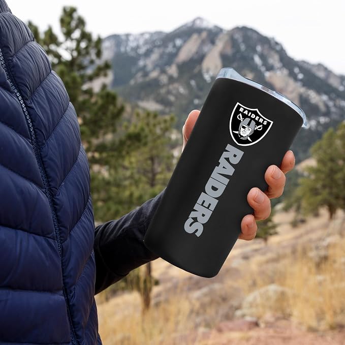 Rico Industries NFL Football Soft Touch, Easy Grip Tumbler
