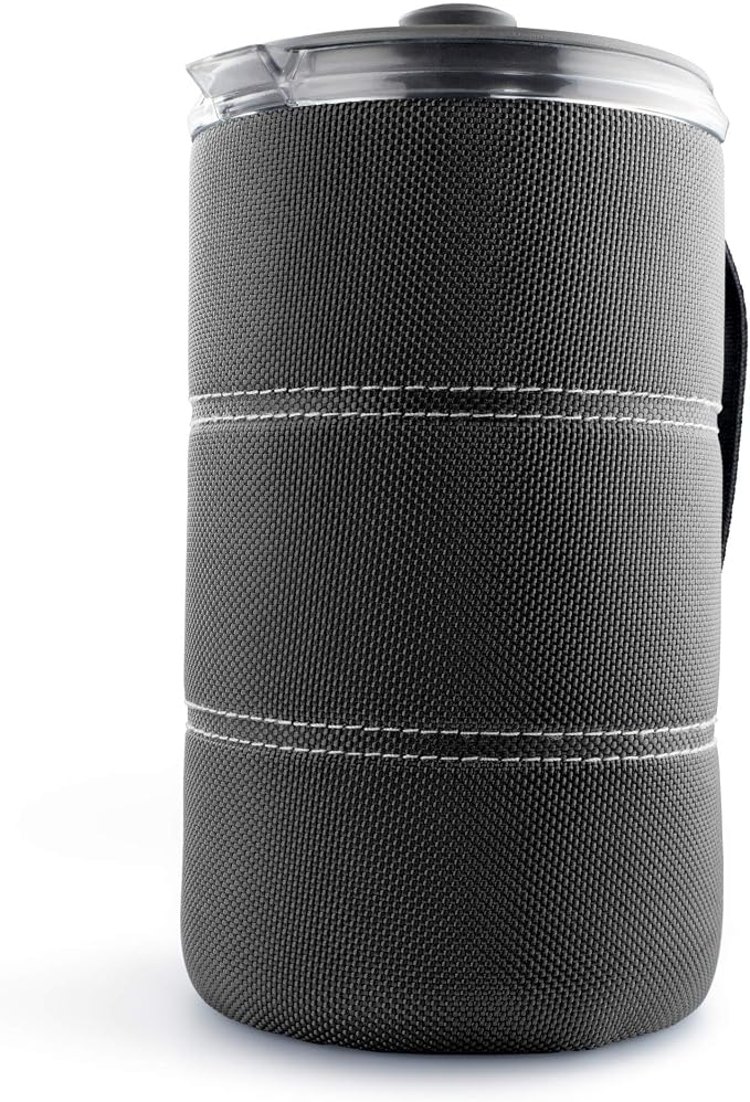 GSI Outdoors, 30 Fl Oz JavaPress, French Press Coffee Maker for Camping and Travel, Graphite