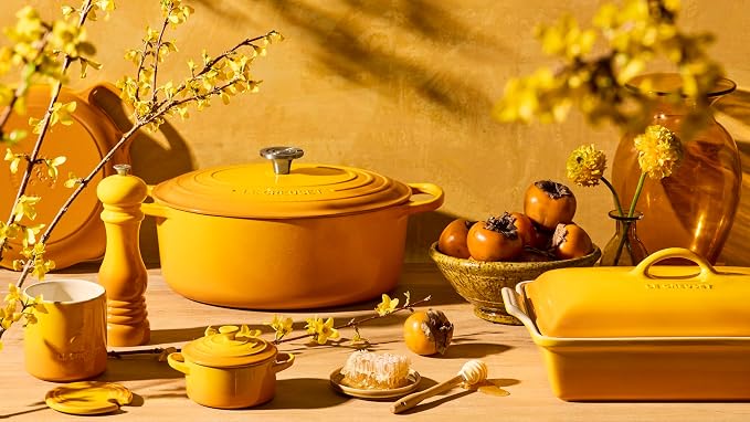 Le Creuset Stoneware Mini Round Cocotte, 8oz., Nectar