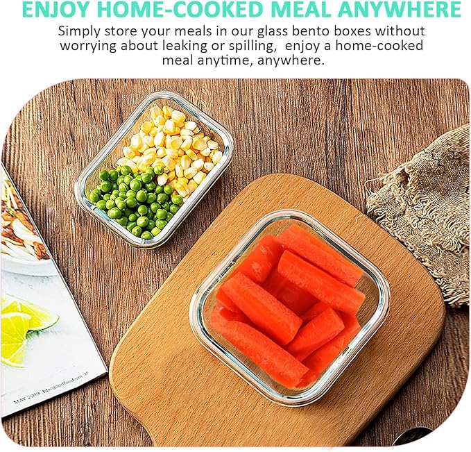 24 Pieces Glass Food Storage Containers Set, Meal Prep Containers, BPA-Free Airtight Glass Storage Containers with lids,Freezer, Microwave and Oven Safe,White
