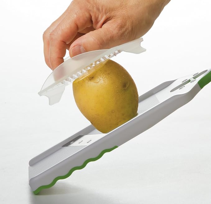 PrepSolutions Adjust-A-Slice Mandoline Slicer,Green – Adjustable Thickness,Perfect for Vegetables,Fruits,and More,(Pack of 12)