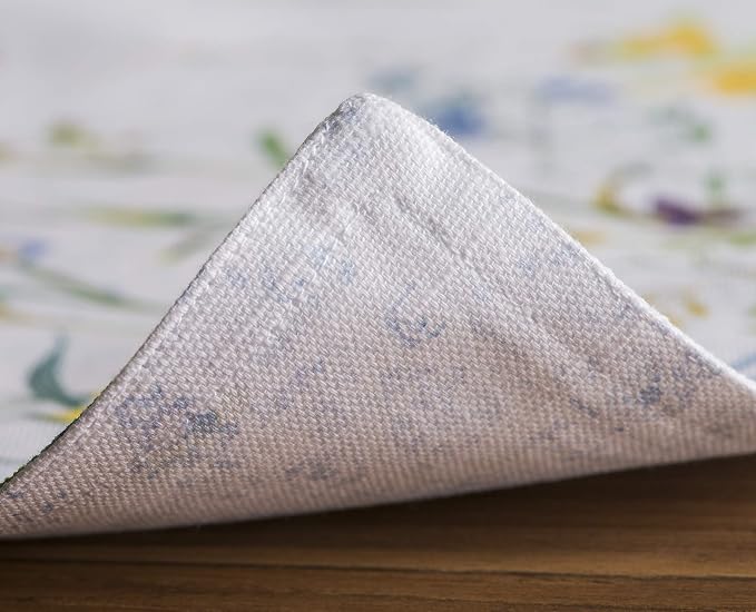 Maison d' Hermine Placemats Set of 4 Reusable 100% Cotton (13"x19") | Cloth Place Mats Washable Table Mats for Kitchen Dining Party Wedding Hotel Home Restaurant Spring Summer - Fleurs De Mai