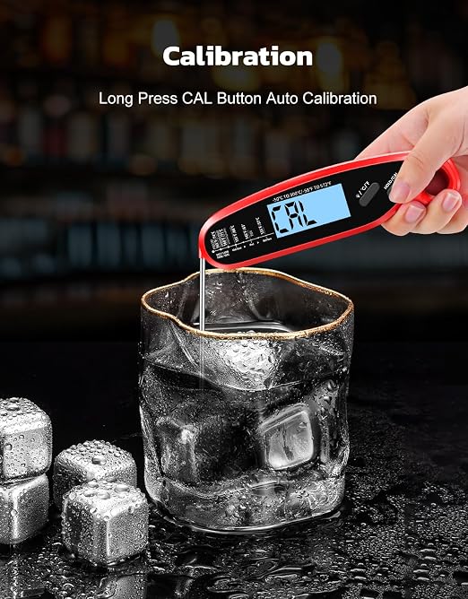 Instant Read Meat Thermometer Digital with Dual Probe | Large Backlit, Calibration, Food Thermometer for Cooking, Grilling, Smoker, BBQ, Candy, Oil Fry, Kitchen, Gifts for Men