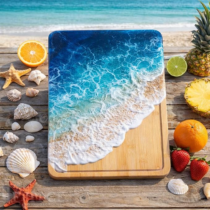 Set of 10, Bulk Wholesale Bamboo Cutting Boards – Thick 14X11" Charcuterie Trays with Juice Groove for Cheese, Fruits, Veggies, Grazing Platter, Catering, Engraving Gifts, Epoxy Resin Crafts, Arts