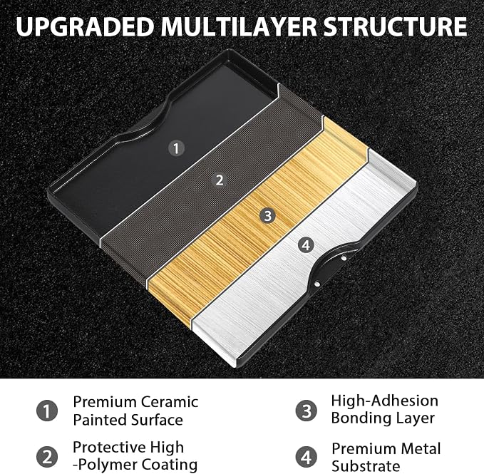 Utheer Reversible Cast Iron Griddle, Ceramic Nonstick Grill Pan for BBQ | 15.18 lb cast iron body with grease trap and raised edges, PFOA-free ceramic coating simplifies cleanup.