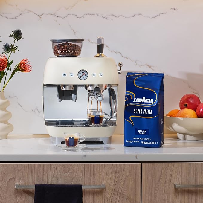 Lavazza Italian "Super Crema" Espresso Whole Bean Value Pack (3 x 2.2 lb bags)
