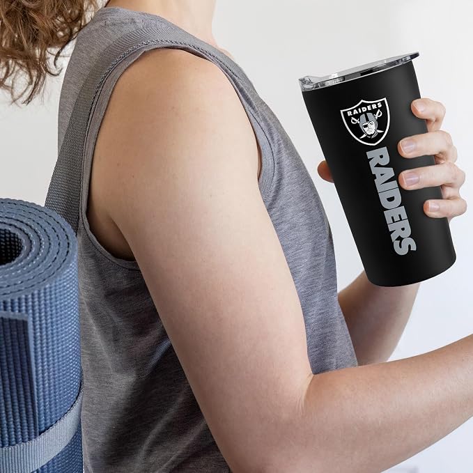 Rico Industries NFL Football Soft Touch, Easy Grip Tumbler