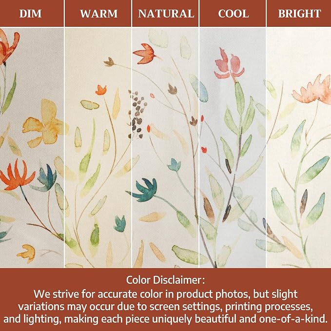 Maison d' Hermine Placemats Set of 4 Reusable 100% Cotton (13"x19") | Cloth Place Mats Washable Table Mats for Kitchen Dining Party Wedding Hotel Home Restaurant Spring Summer - Colmar