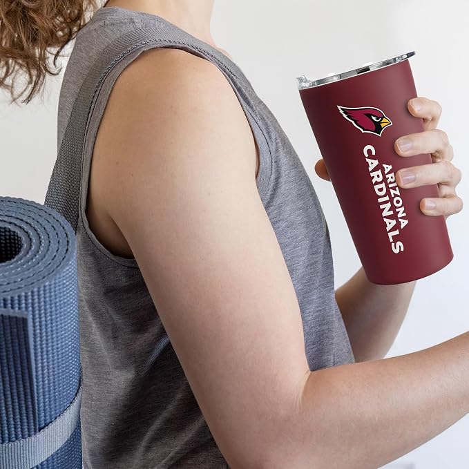 Rico Industries NFL Football Soft Touch, Easy Grip Tumbler