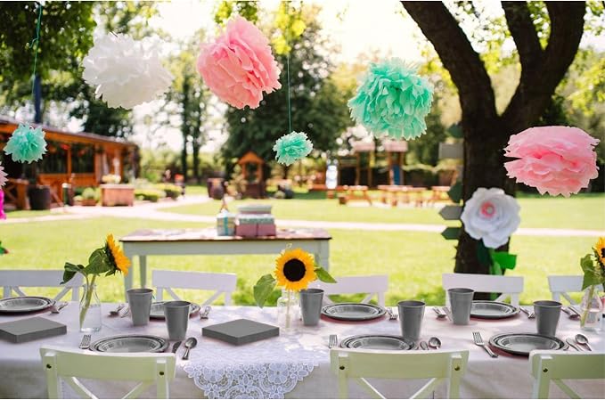 350 Pcs Silver Plastic Plates For Party, Silver Disposable Plates Set, 50 Of Each 9" Dinner Plate Set, 7" Dessert Plate, Cups, Napkins & Cutlery Plastic Dinnerware Set Exquisite