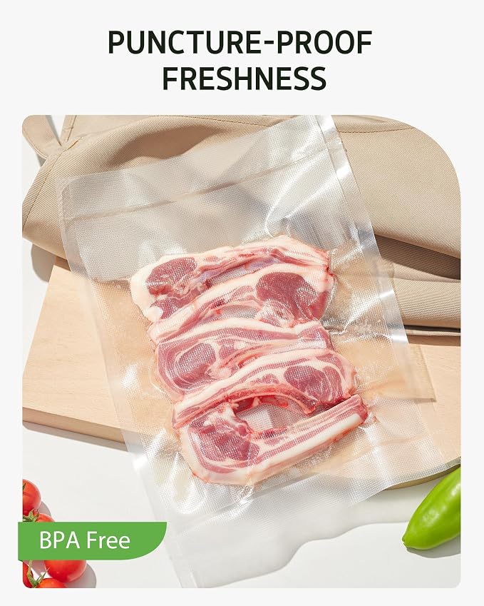 Syntus 11" x 150' Vacuum Sealer Bags for Food Seal Rolls with Cutter | BPA Free, Sous Vide Microwave Freezer Safe, Custom Size, Effortless and Precise Cutting, Works with All Vacuum Sealers