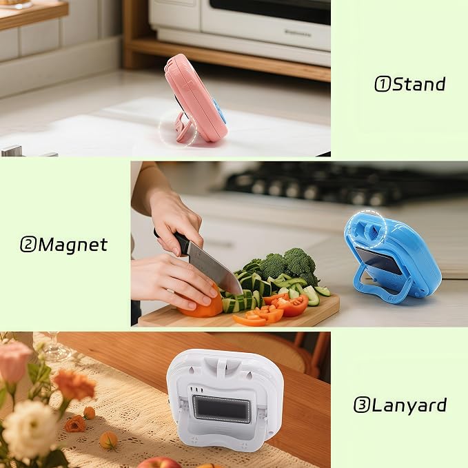 24 Pack Multi-Function Electronic Timer - Kitchen Timer,Magnetic Digital Timers,Big LCD Display, ON/Off Switch,Extensively Use in Cooking,Gym, Meeting, Classroom,Kitchen,Study,Work,Outdoor Activities