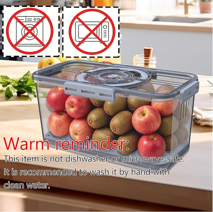 Bread Box with Lid and Handle,Airtight Bread Storage Container with Time Recording,Bread Keeper for Homemade Toast, Bagel, Portable bread boxes for Camping & Outdoor Travel,Not dishwasher safe