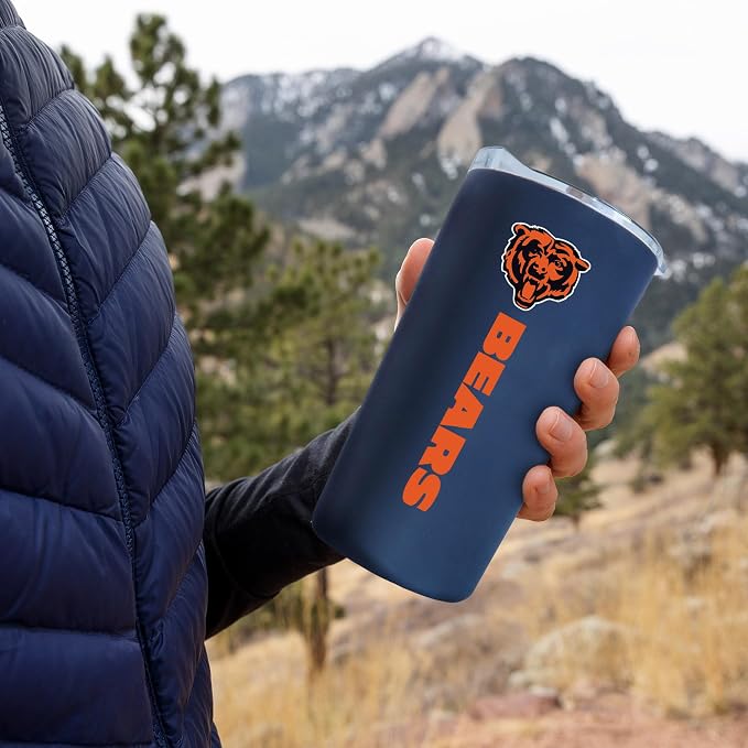 Rico Industries NFL Football Soft Touch, Easy Grip Tumbler