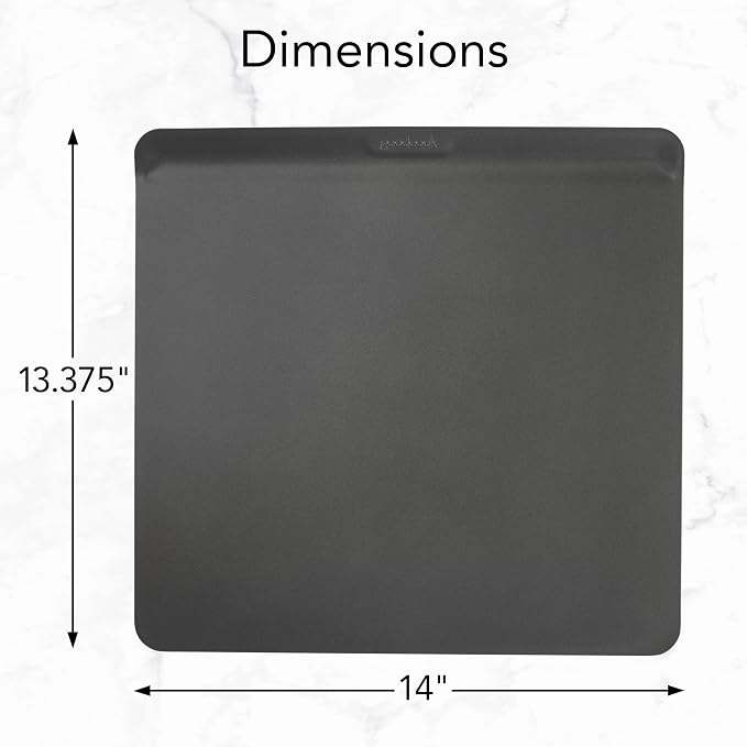 GoodCook AirPerfect Cookie Sheet Nonstick Air Insulated Carbon Steel Construction, 14 x 12-Inch, Gray