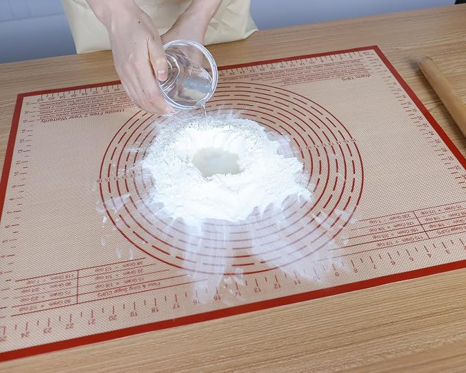 Silicone Pastry Mat 36X24 inch Baking mat Perfect for Dough, Pastry, Pie Crust, Fondant, Cookies, Bread, Pasta/Pizza,Pastry Board, Kitchen Counter Mat