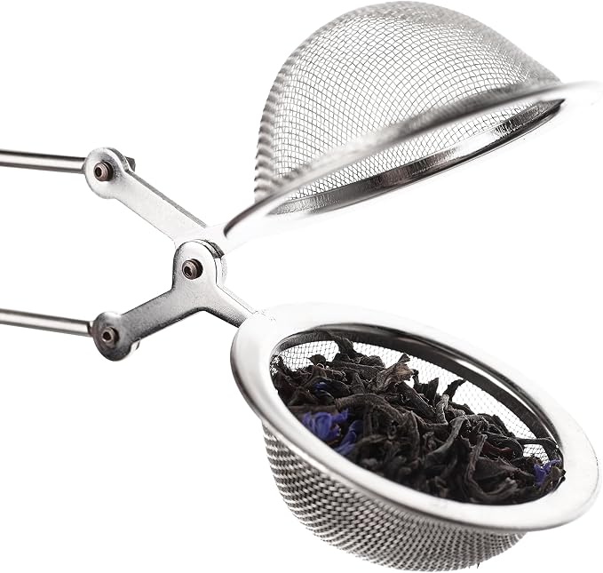HIC Kitchen Snap Ball Tea Infuser, 18/8 Stainless Steel, For Loose Leaf Tea and Mulling Spices