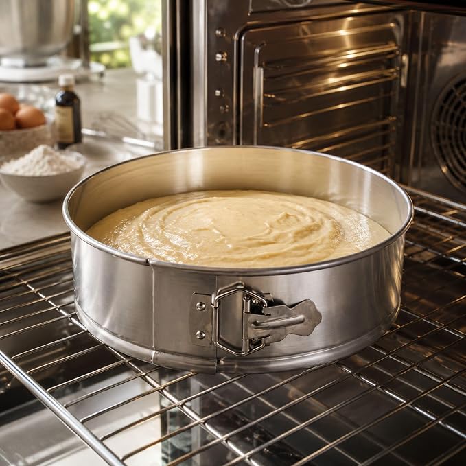 Restaurantware 10 in Silver Aluminum Springform Cake Pan