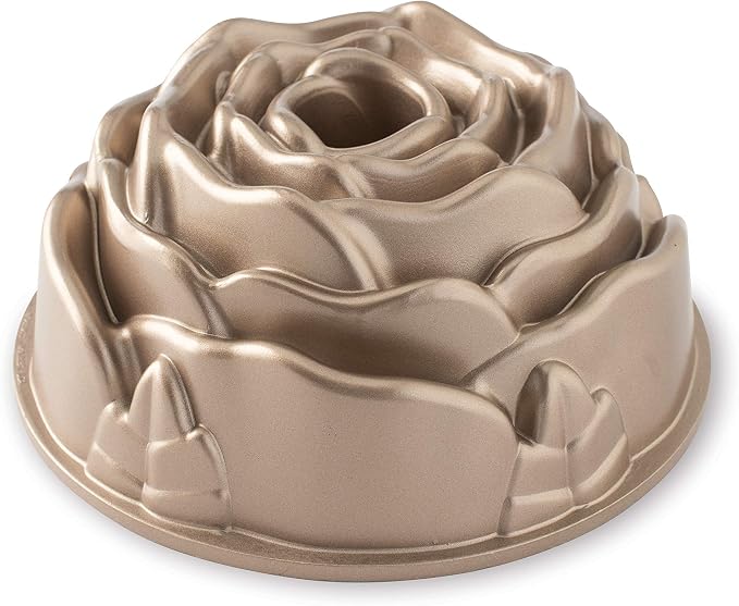 Nordic Ware Rose Bundt, 10 Cup, Toffee