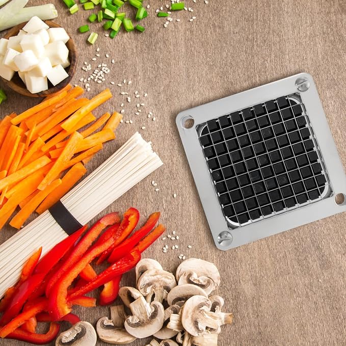 3/8" Replacement Blade for Commercial Vegetable Chopper Dicer | 420 Stainless steel, sharp uniform 3/8" dicing, wide chopper compatibility, for fries, onions, tomatoes, cucumbers