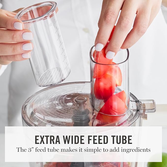 Martha Stewart 10 Cup Food Processor & Electric Chopper, One Touch Pulse | BPA-Free Bowl, 3 Multipurpose Blades, Easy Food Prep, Chop, Slice, Shred, Puree, Emulsify, Speed Dial, Wide Feed Chute, Gray