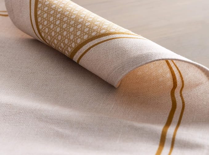 Maison d' Hermine Placemats Set of 4 Reusable 100% Cotton (13"x19") | Cloth Place Mats Washable Table Mats for Kitchen Dining Party Wedding Hotel Home Thanksgiving Christmas - Potiron