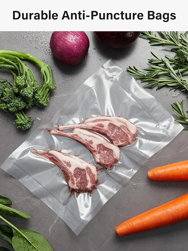 Kootek 11" x 150' Vacuum Sealer Bags Roll for Food with Cutter Dispenser | BPA-Free, Compatible with All Vacuum Sealers, Customizable Size, for Sous Vide/Microwave/fridge, Long Term Storage, Meal Prep