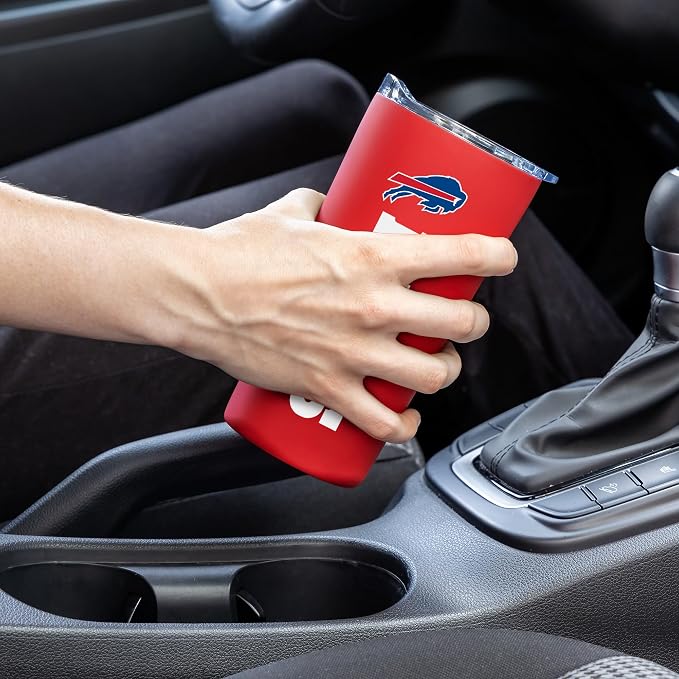 Rico Industries NFL Football Soft Touch, Easy Grip Tumbler