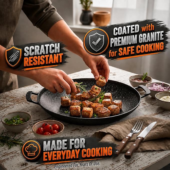 Discada Bbq Cooking Disc Disco Cooker Comal Mexican Frying Skillet Cowboy Wok Comal Pan Disk Bowl Grill Plate Non Stick Nonstick for Camping Picnic Indoor Outdoor Round Stove Top