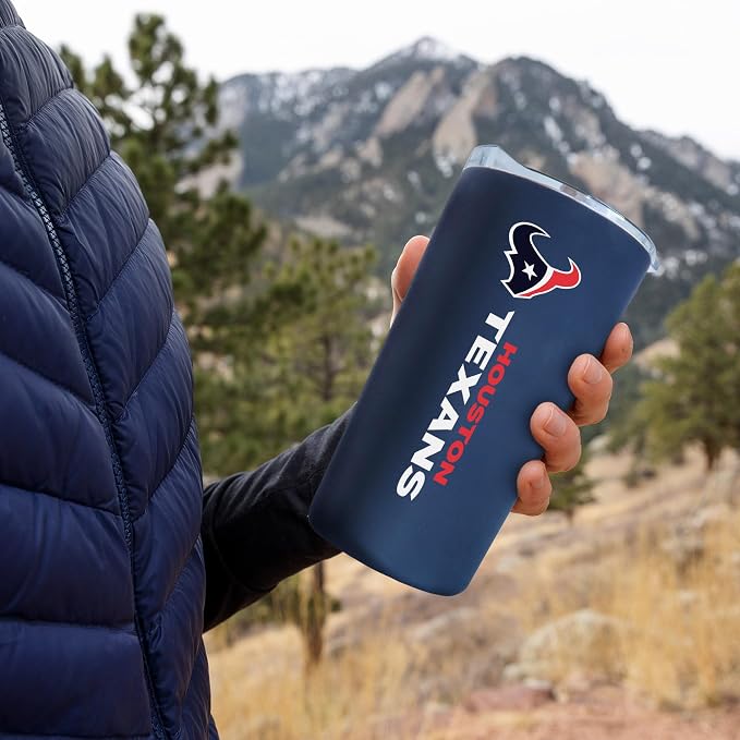 Rico Industries NFL Football Soft Touch, Easy Grip Tumbler